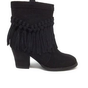 Sbicca Womens Sound Western Ankle Boot Sz 7.5